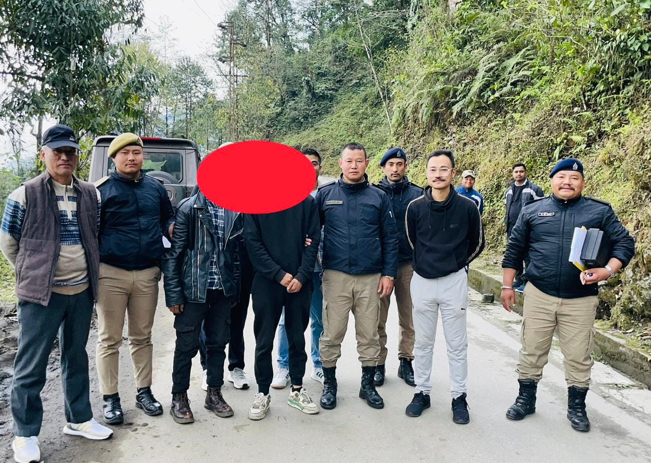 SADA CASE : Gyalsing Police has arrested two luxury vehicle drivers