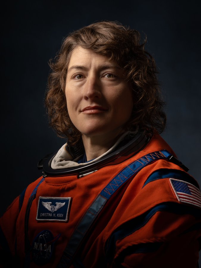 Astronaut Christina Hammock Koch : The First Woman To Go To Moon