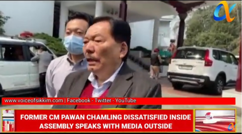 Former CM Pawan Chamling suspended from assembly using marshal