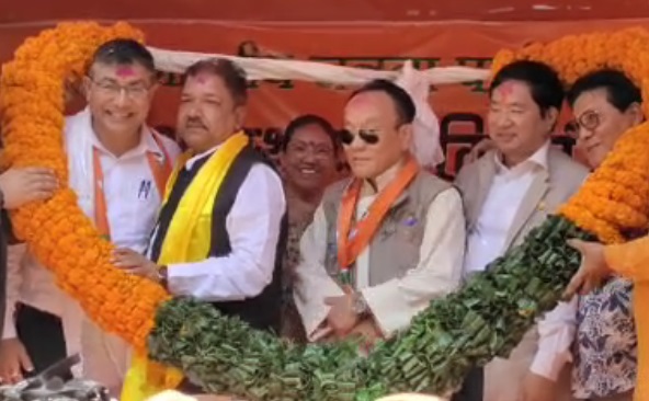 A Major Political Move In Sikkim, SIBLAC Convener Tseten Tashi Bhutia Joined BJP Party