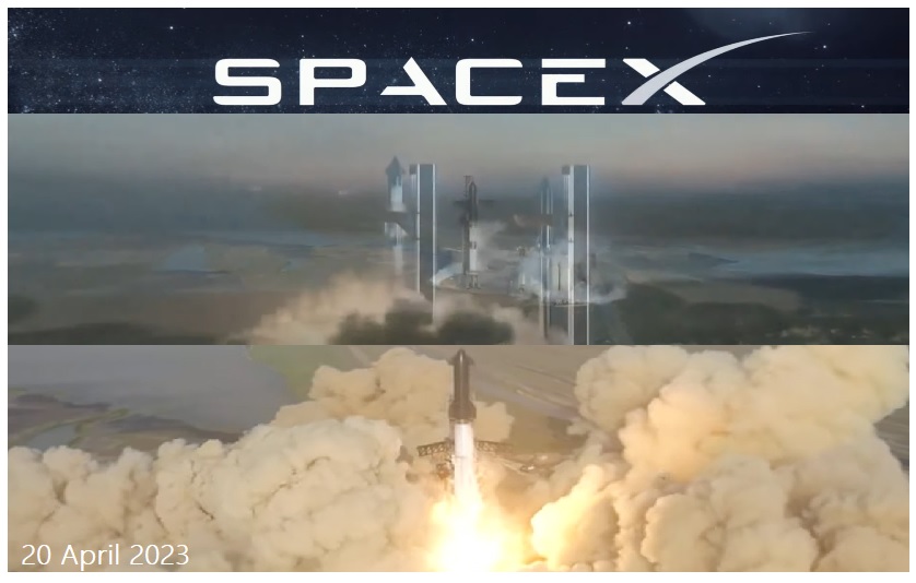 SpaceX largest rocket Starship launched , unknown error cause to explode mid-air