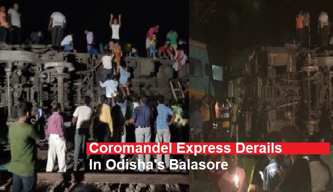 Four coaches of the Coromandel Express derailed in Odisha’s Balasore district