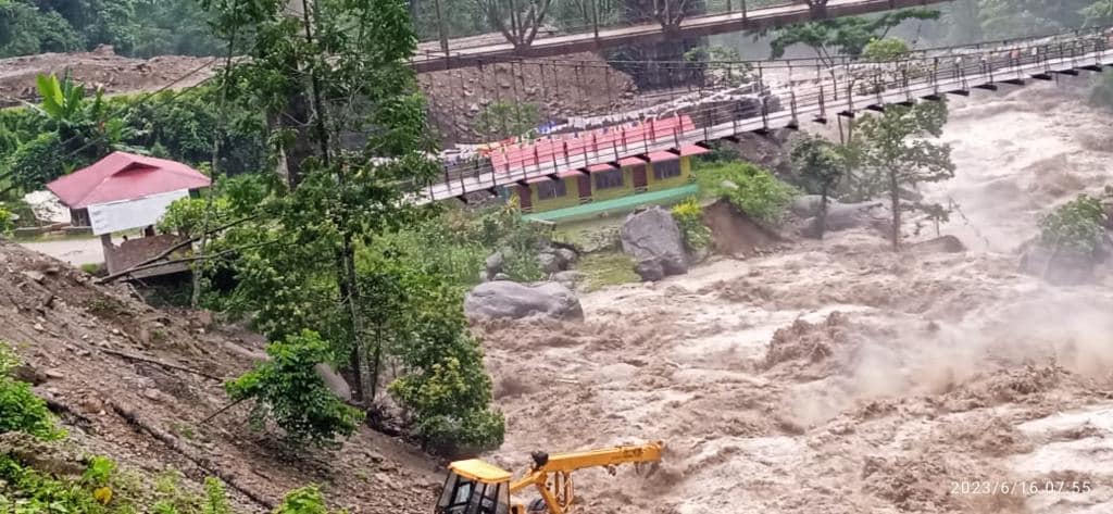90-Year-Old Man Swept Away by River, Multiple Landslides Witnessed in Sikkim