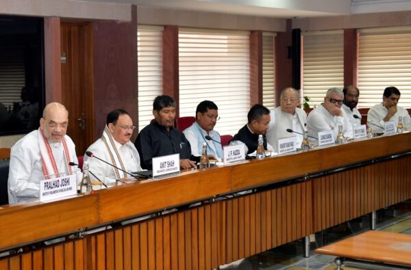 CM attends All-Party-Meet on Situation in Manipur convened by Union Home Minister