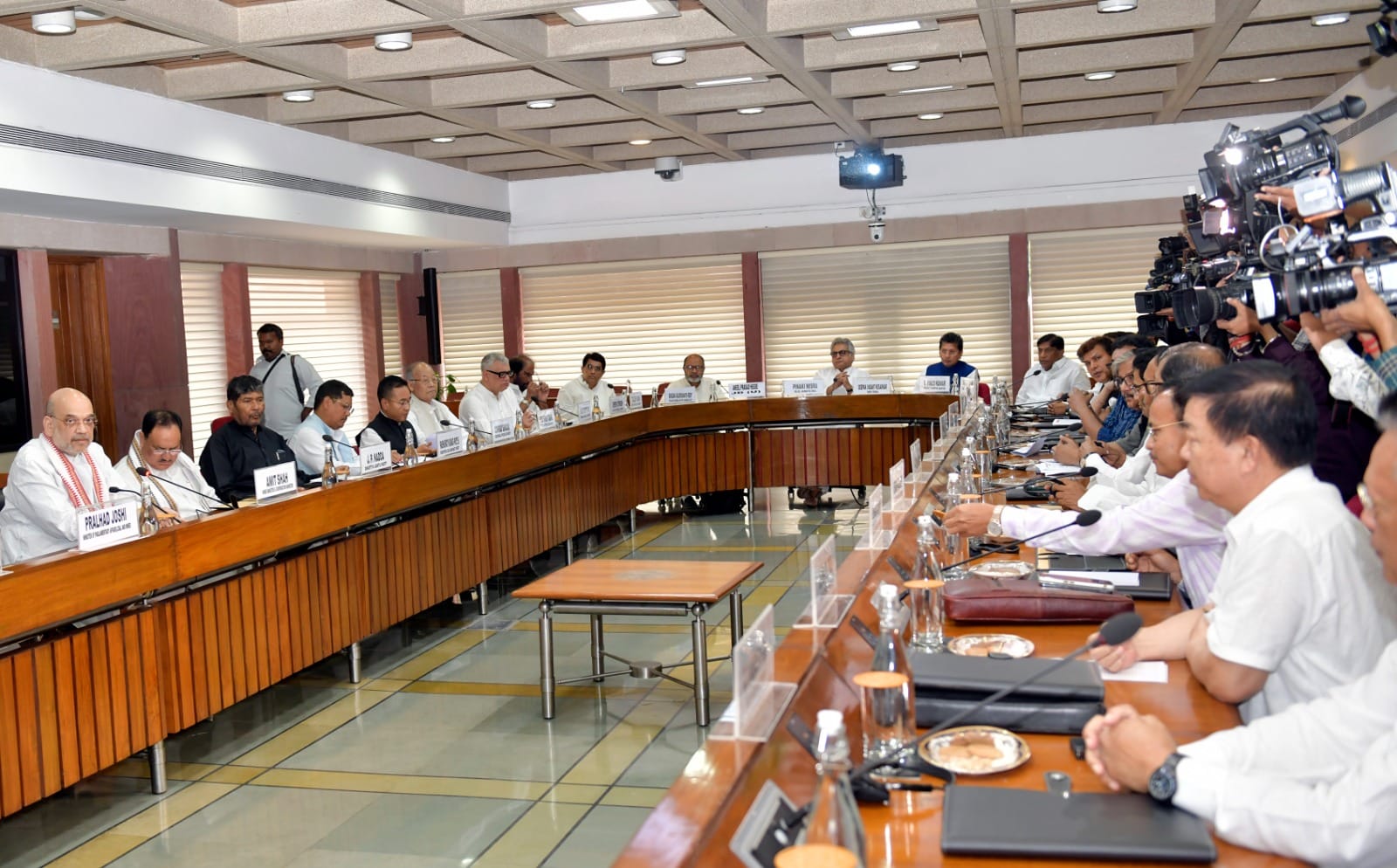 CM attends All-Party-Meet on Situation in Manipur convened by Union Home Minister