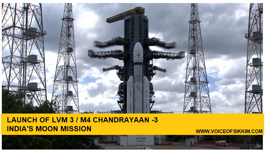Off to the Moon: Chandrayaan-3 Begins Its Journey