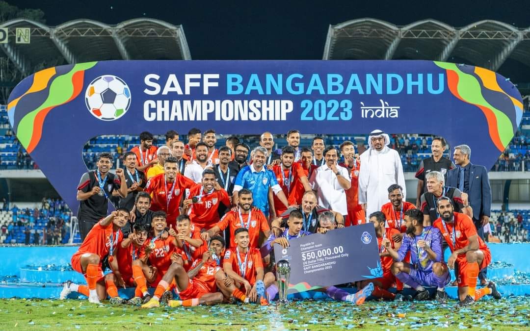 India Retains SAFF Championship Crown For The 9th Time
