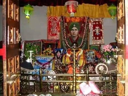 Commemoration On 77th Birthday Of Baba Harbhajan Singh In Sikkim (In Pic Baba Mandir Near Nathula and Tsomgo Lake in Sikkim)