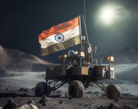 India On Moon : PM Applauds ISRO Chandrayaan 3 Team For Successful Soft Landing On South Pole