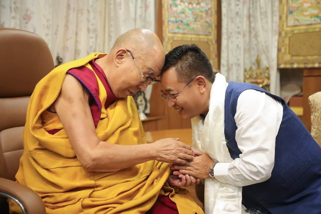 CM Invites Tibetan Spiritual Leader Dalai Lama In Behalf Of The People Of Sikkim