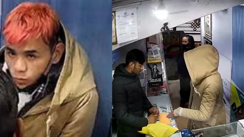 Watch : Thief steals mobile phone in board daylight in Gangtok