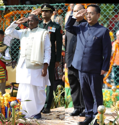 Sikkim Observes 75th Republic Day With Fervor and vibrant cultural display at Paljor Stadium, Gangtok