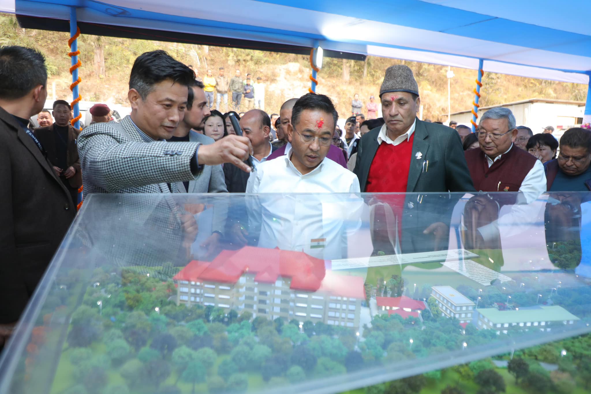 CM Prem Singh Tamang Initiates DAC Pakyong and Pakyong District Hospital Projects