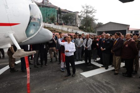 CM Unveils 26 Seater Commercial Operation MI172 Helicopter