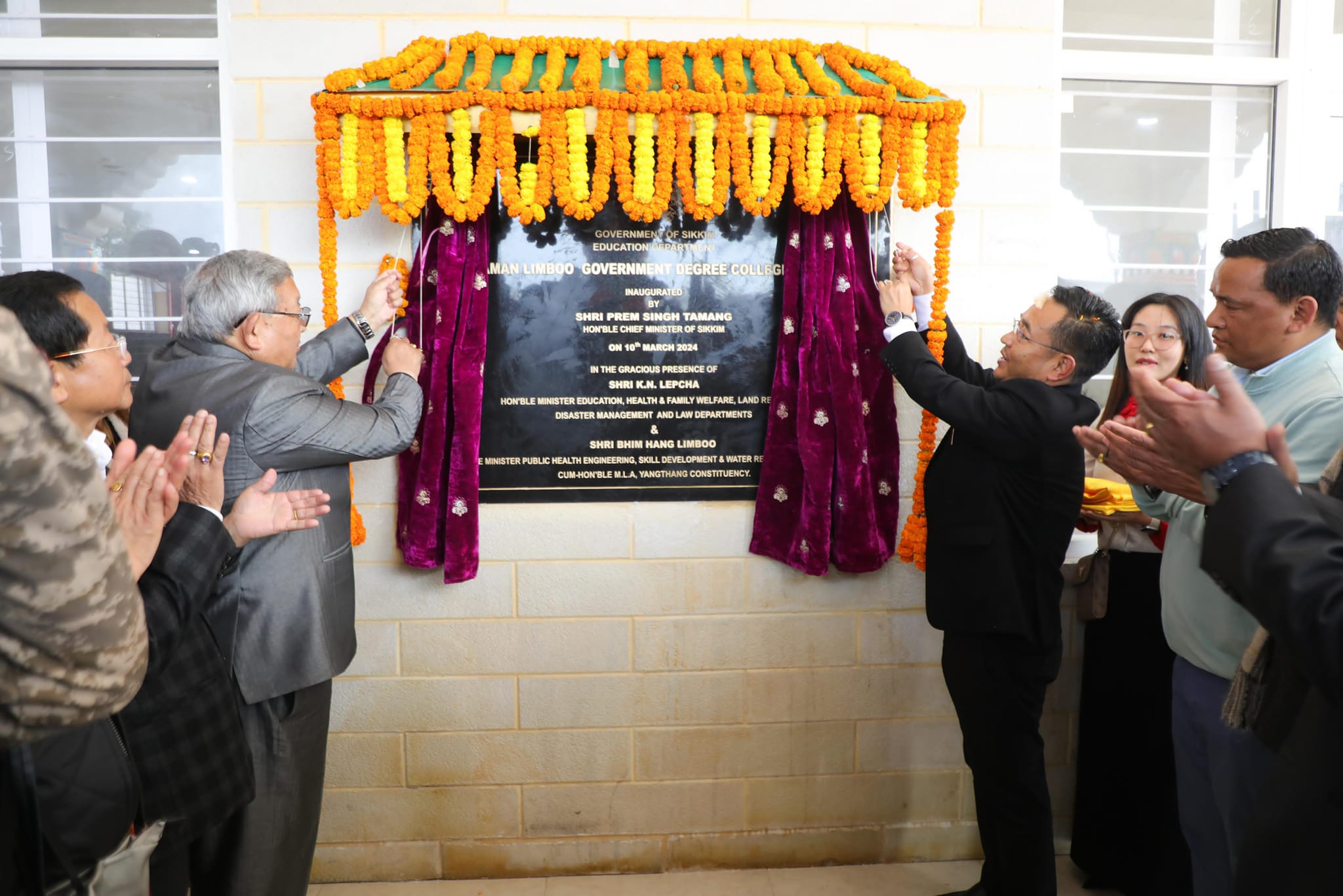 CM Inaugurated Slew Of Infrastructures During Gyalshing District Tour