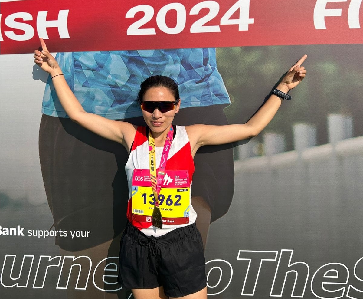 Phurba Tamang Secures Podium in World 10K Bengaluru Marathon