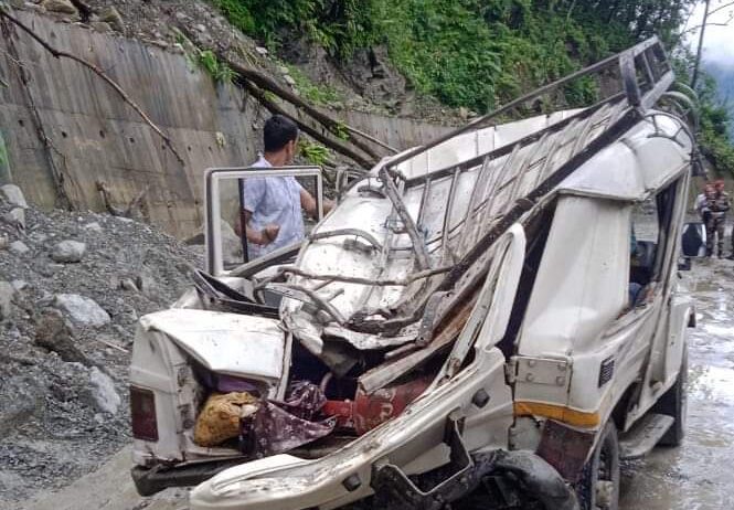 Accident Claims One Life, Four Sustained Injury Under Gangtok District On Friday Morning