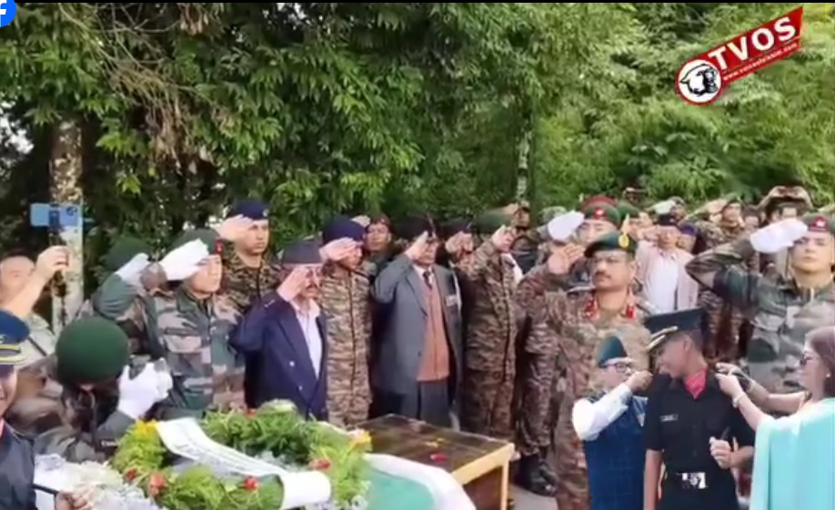 Tribute to Indian Army Captain Brijesh Thapa: A Hero’s Farewell