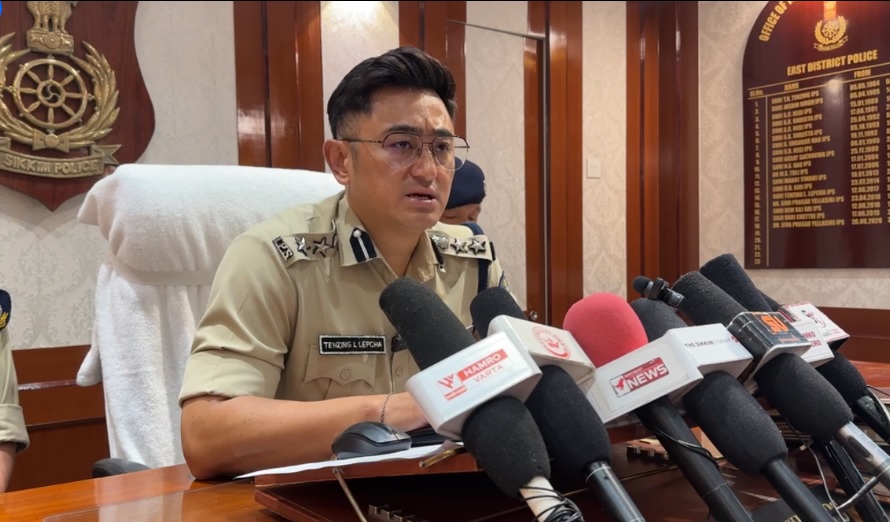 Gangtok SP Holds Press Briefing on Murder Case of 72-Year-Old Elderly Citizen in Singtam