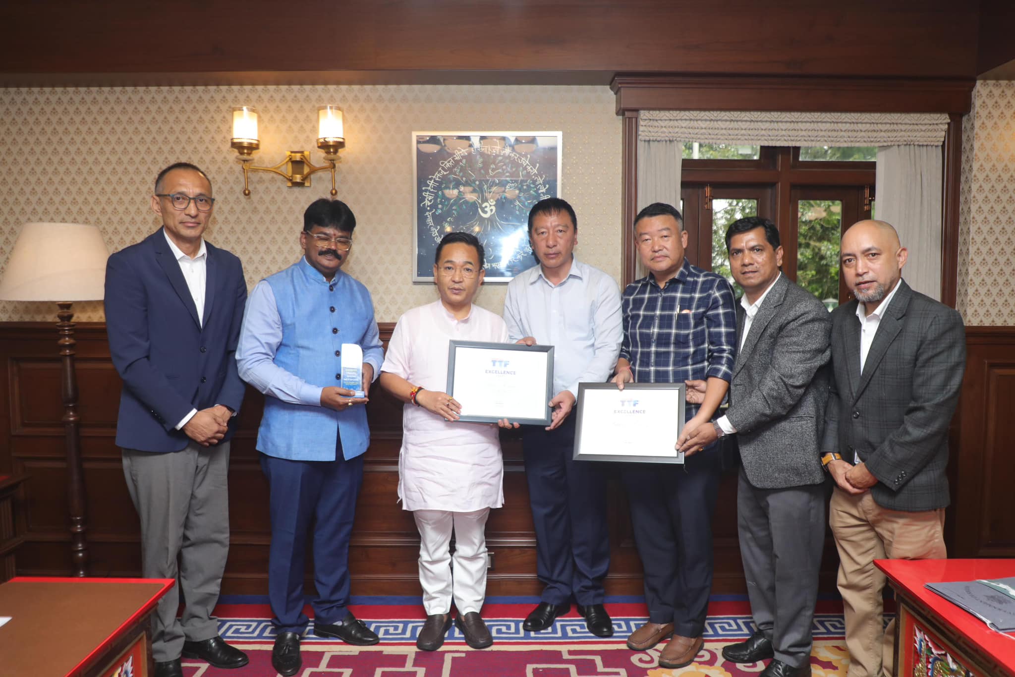 Sikkim Tourism honoured with prestigious awards at TTF Kolkata