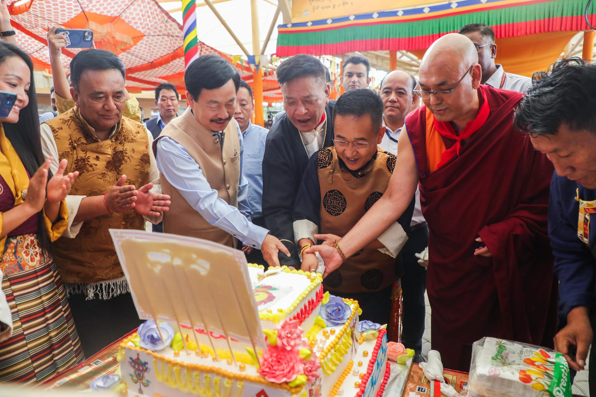 CM Attends 89th birthday celebration of 14th Dalai Lama at Dharamshala
