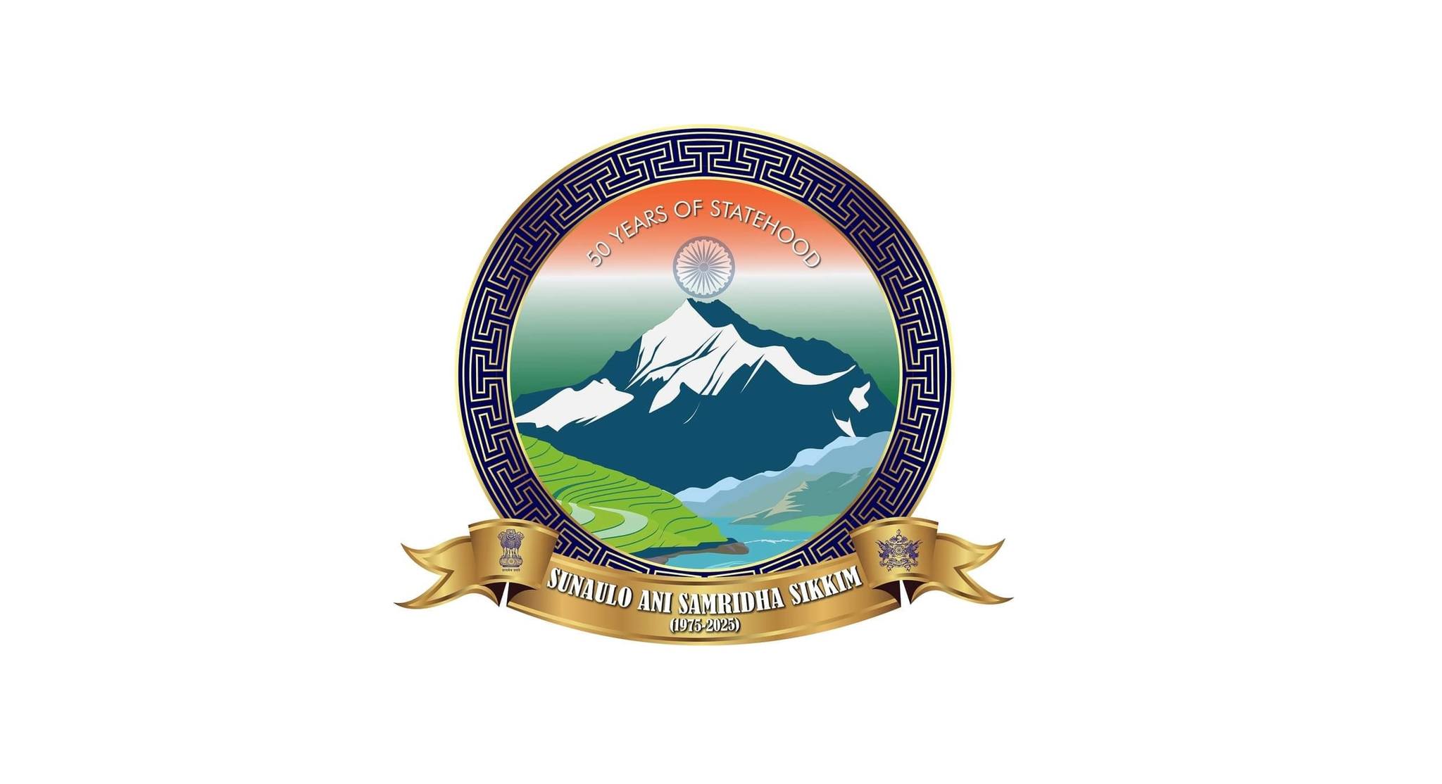 Official Logo For 50 Years Of Sikkim Statehood Unveiled Archives - The ...