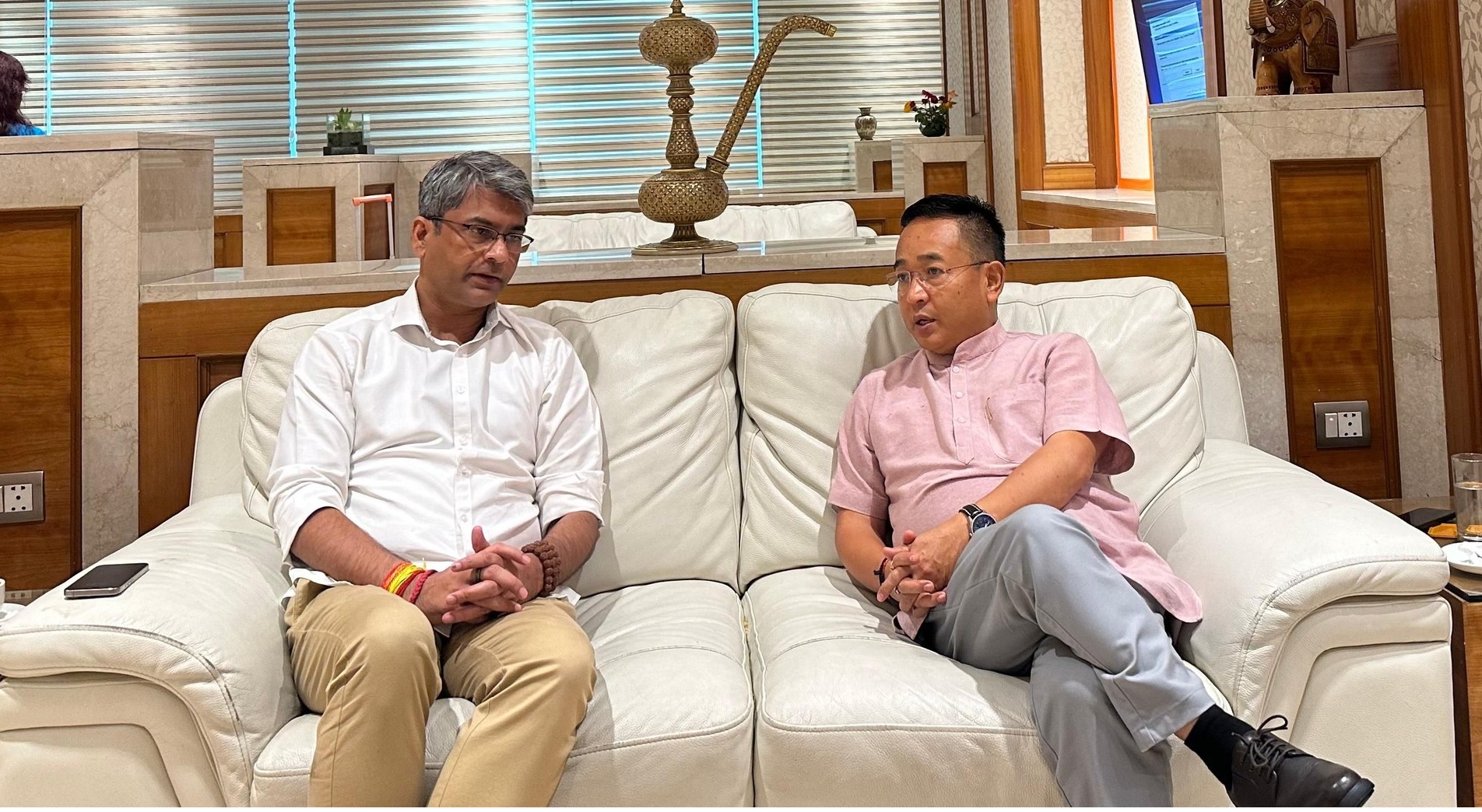 CM and AIFF President Discuss Nurturing Young Football Talent in Sikkim