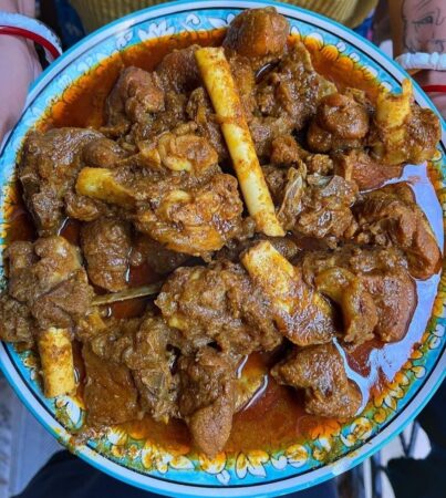 Dashain Festival Mutton Dish