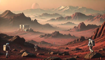 ISRO Launches India’s First Mars Simulation Mission in Ladakh’s Arid Region (AI Picture Graphical Illustration)