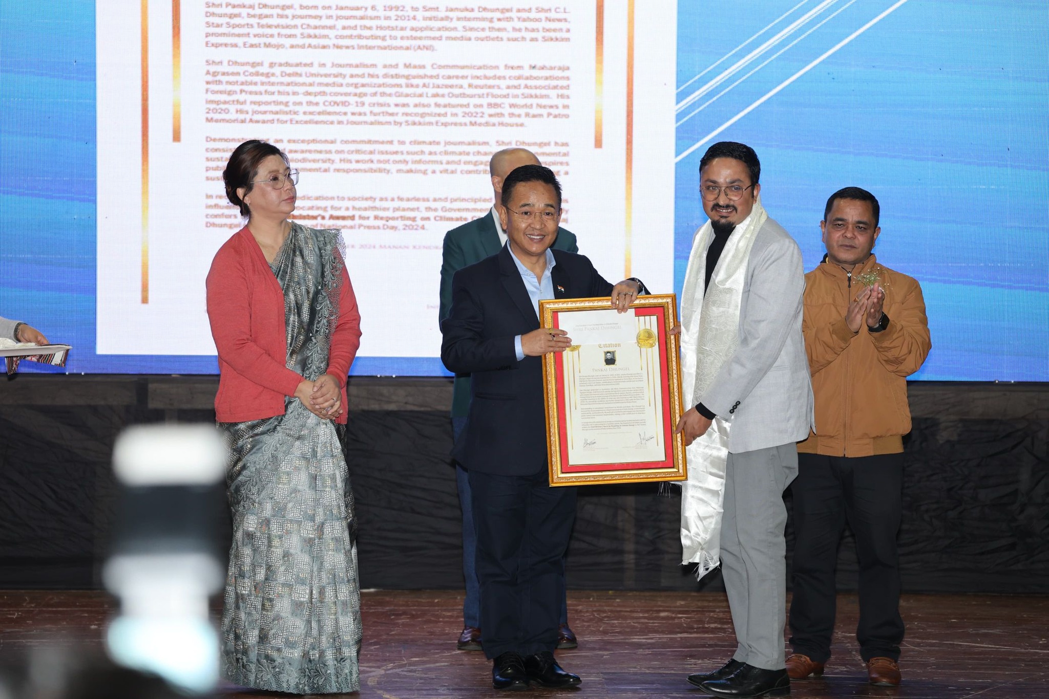 CM Awards Outstanding Journalists on National Press Day Celebration 2024