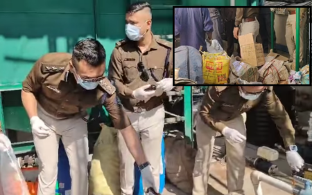 Pakyong District Administration Conducts Large-Scale Disposal of Contraband Substances Pakyong District Administration Conducts Large-Scale Disposal of Contraband Substances