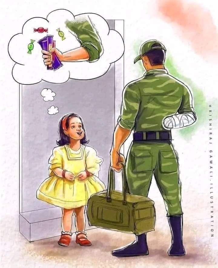 Touching: Soldier Father’s Diwali Gift To Daughter