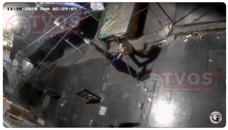 Shocking Purse Snatching Incident in Gangtok Caught on CCTV