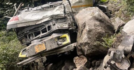 Goods Truck Met Accident, Driver Killed On Spot In North Sikkim Goods Truck Met Accident, Driver Killed On Spot In North Sikkim