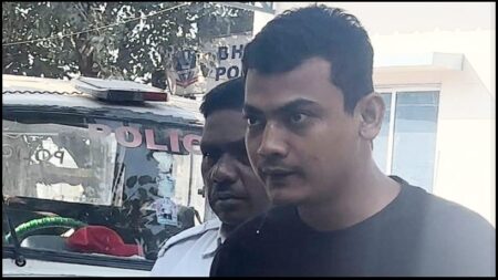 Fourth Accused Abhishek Dorji In Connection With Pushpa Chettri Murder Case (Image Khabar Samay) Fourth Accused Abhishek Dorji In Connection With Pushpa Chettri Murder Case (Image Khabar Samay)