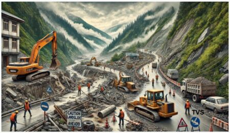 Sikkim Tourism Department Issues Advisory for Mangan-Chungthang Route. AI Image 