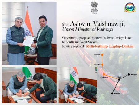 Railway Minister Orders Feasibility Study for Melli-Dentam Rail Line in Sikkim Railway Minister Orders Feasibility Study for Melli-Dentam Rail Line in Sikkim