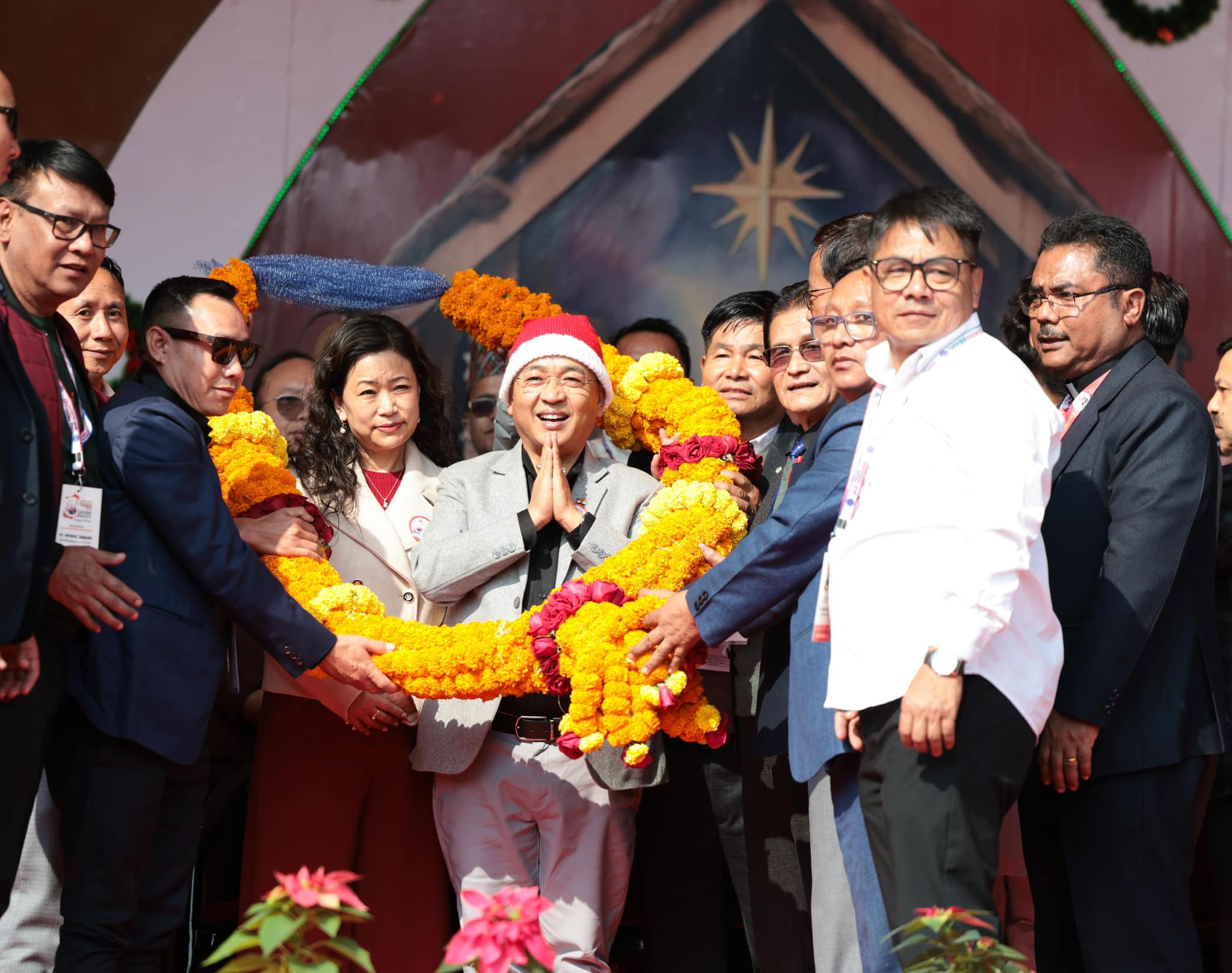 CM Attends the 2nd State-Level Pre-Christmas Celebration 'Sikkim Rejoice'