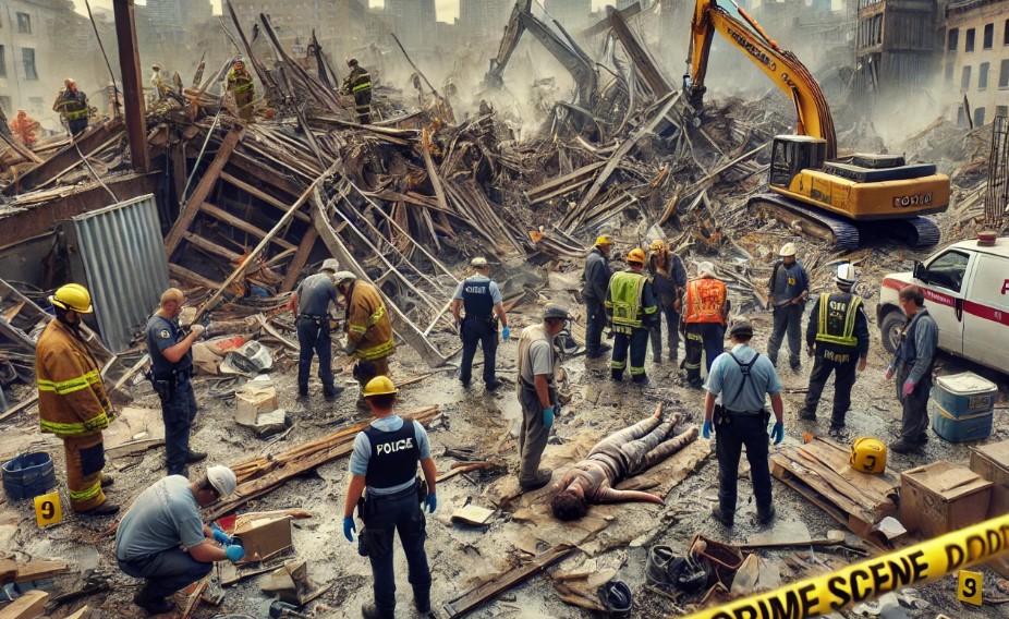 Two Workers Die in Tragic Construction Site Accident in Gangtok (AI Image Representation)