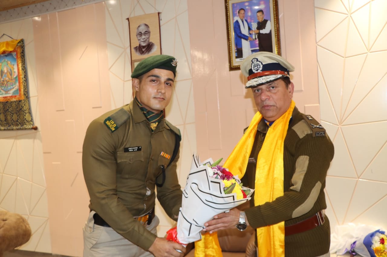 Sikkim Police Celebrates CT Joseph Sharma’s Victory in Himalaya Roadies 2025