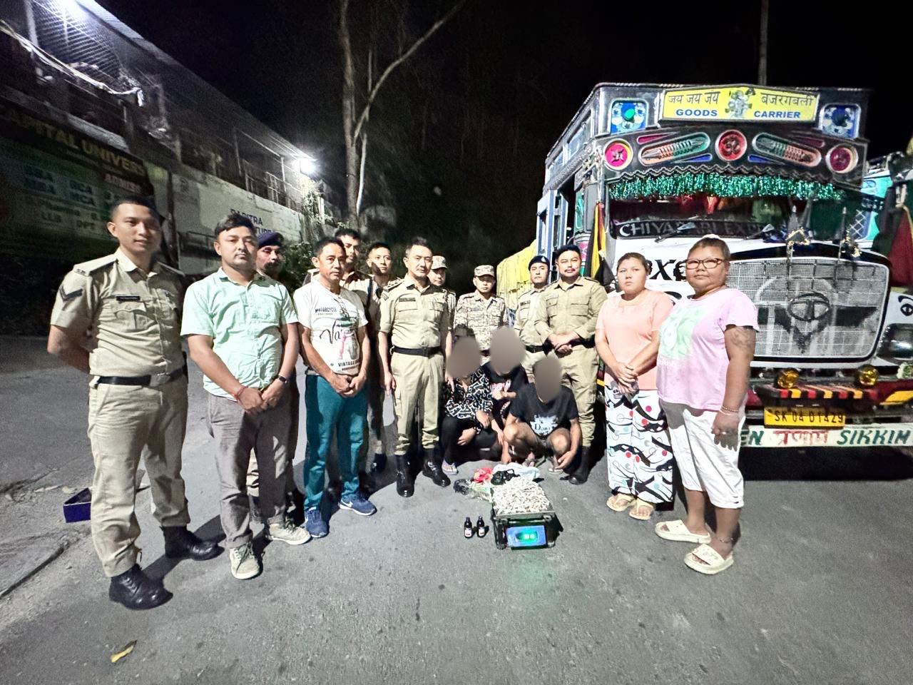 Twin Drug Seizures in Sikkim: Major Heroin and Brown Sugar Hauls in Jorethang and Singtam