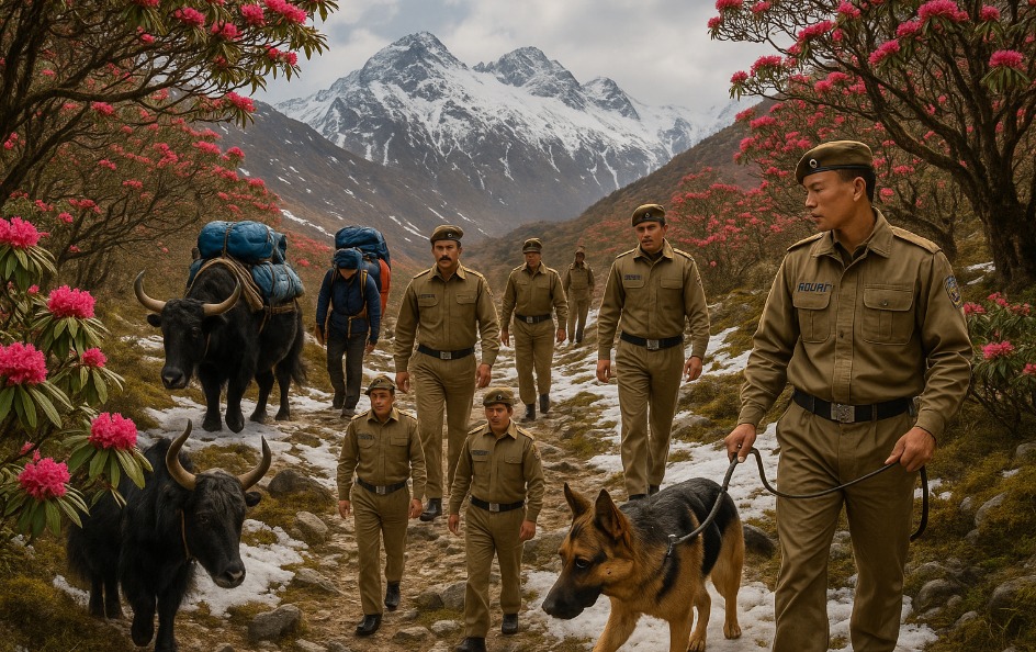 Search and Rescue Operation Underway for Missing Tourist at Thangshing, Goechala Route