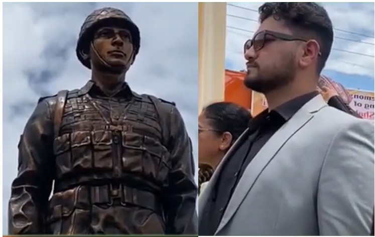 Doctor Son Returns to Unveil Statue of His Father, Kargil War Martyr Veer Bahadur Suresh Chhetri