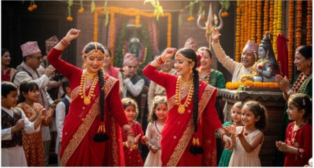 Teej's Celebration: Haritalika Teej's Joy Throughout the World Teej's Celebration: Haritalika Teej's Joy Throughout the World