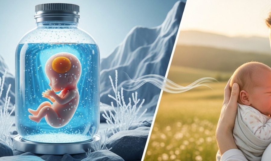 Baby Born From Embryo Well Preserved 30 Years Ago In Liquid Nitrogen