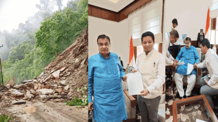 MP Urges Union Minister Gadkari for Urgent Action on Flood-Prone NH 10 MP Urges Union Minister Gadkari for Urgent Action on Flood-Prone NH 10