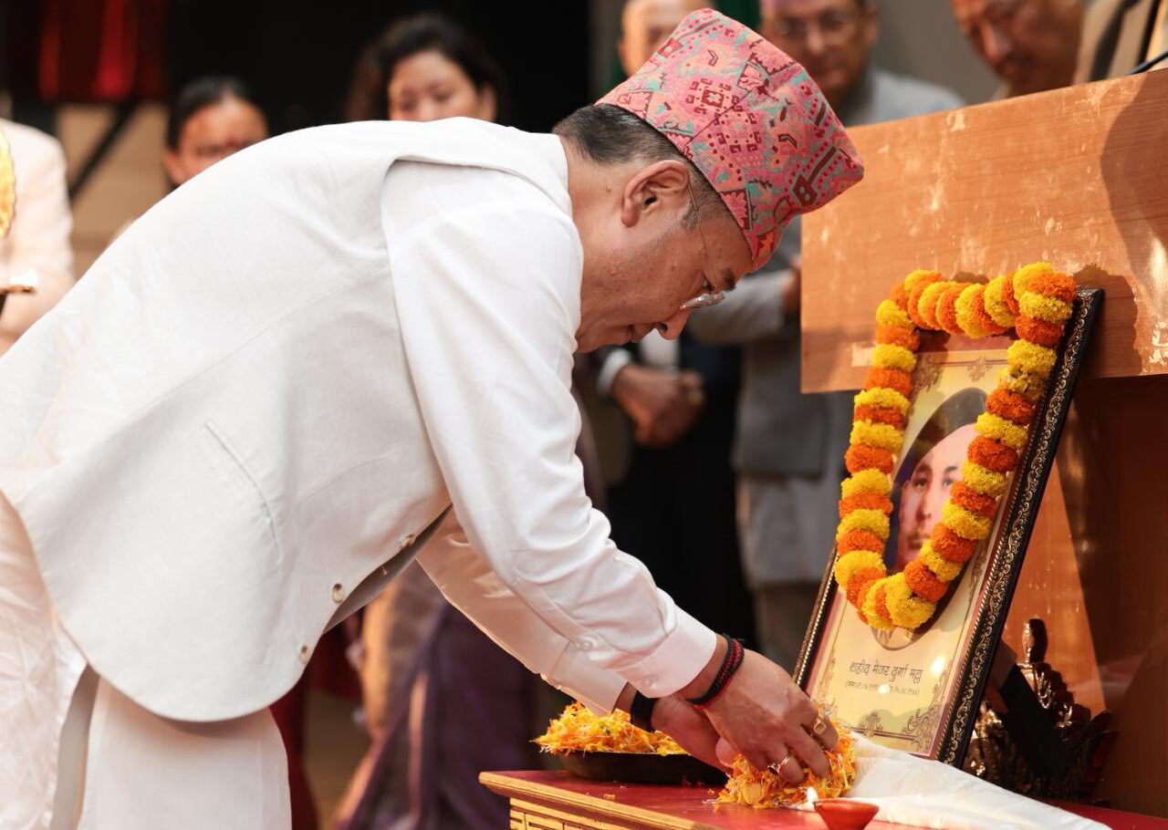 Chief Minister Prem Singh Tamang, Durga Malla, Balidan, Bharatiya Gorkha Parishad, Sikkimese theatre, Gorkha community, Sikkim government, cultural heritage, patriotism, freedom fighter, language promotion, arts and culture.