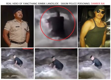 Real Hero of Yangthang Rimbik Landslide – Sikkim Police’s Damber Rai Real Hero of Yangthang Rimbik Landslide – Sikkim Police’s Damber Rai