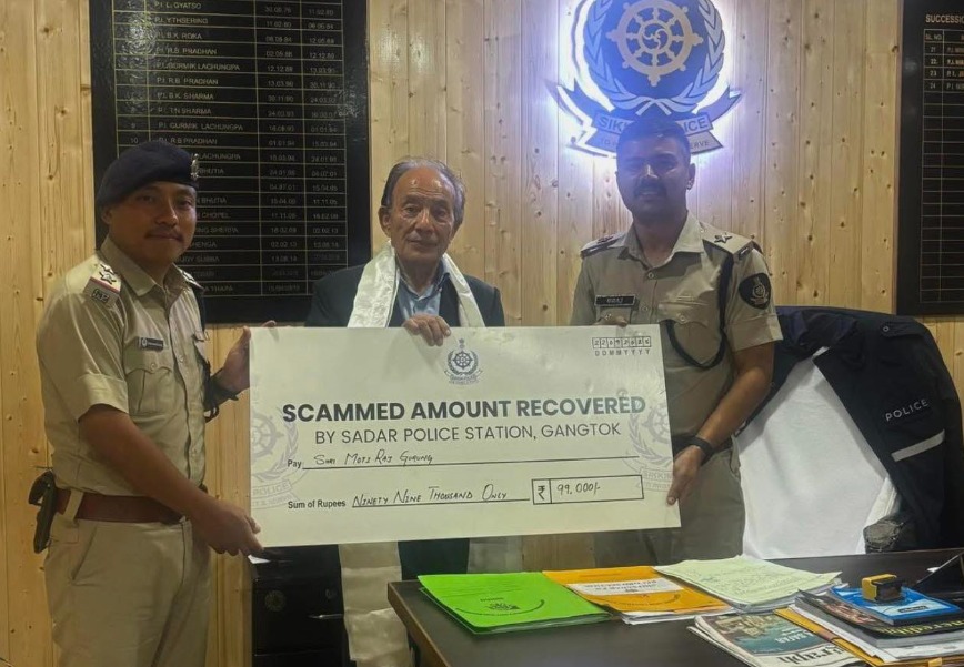 Sadar Police Recovers ₹99,000 Lost to Cyber Fraud, Money Restored to Victim