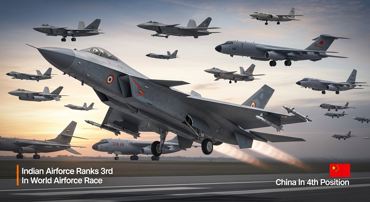 India Overtakes China to Become the World’s Third Most Powerful Air Force